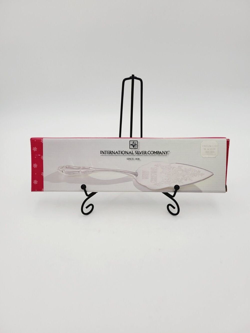 International Siver Christmas Serving Trowel Serving Pie/cake 11"